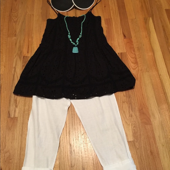 Joie Black Eyelet Sundress - Picture 8 of 9